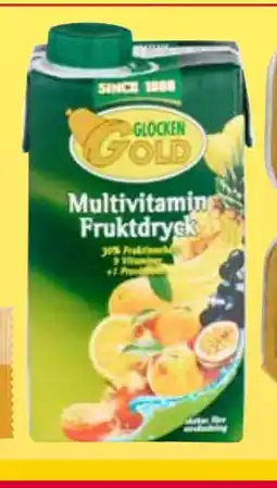 Europris Glocken Gold Multivitamin Fruktdryck tilbud