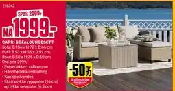 Europris CAPRI SOFALOUNGESETT tilbud