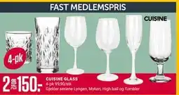 Europris CUISINE GLASS, Medlemspris tilbud