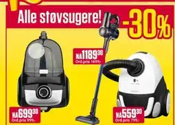 Europris Alle støvsugere tilbud