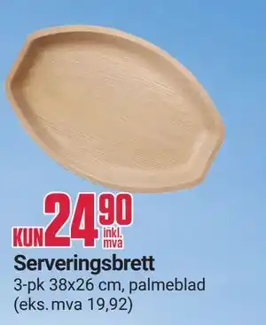 Europris Serveringsbrett tilbud