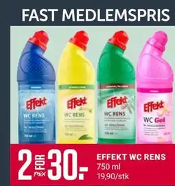 Europris EFFEKT WC RENS, Medlemspris tilbud
