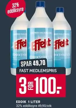 Europris EDDIK 1 LITER, Medlemspris tilbud