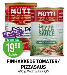 Kiwi FINHAKKEDE TOMATER/ PIZZASAUS tilbud