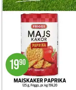 Kiwi MAISKAKER PAPRIKA tilbud