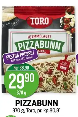 Kiwi PIZZABUNN tilbud