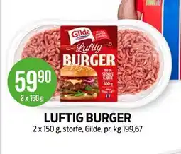 Kiwi LUFTIG BURGER tilbud