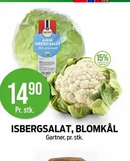 Kiwi ISBERGSALAT, BLOMKÅL tilbud