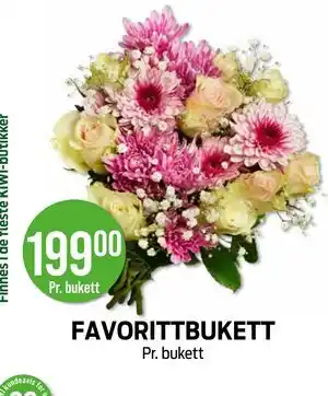 Kiwi FAVORITTBUKETT tilbud