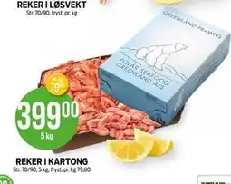 Kiwi REKER I KARTONG tilbud