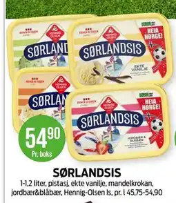 Kiwi SØRLANDSIS tilbud
