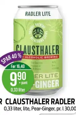 Kiwi CLAUSTHALER RADLER tilbud