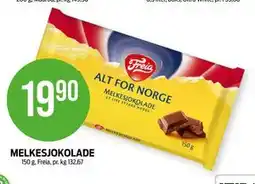Kiwi MELKESJOKOLADE tilbud