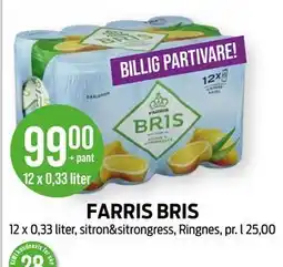 Kiwi FARRIS BRIS tilbud