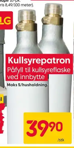 Rusta Kullsyrepatron tilbud