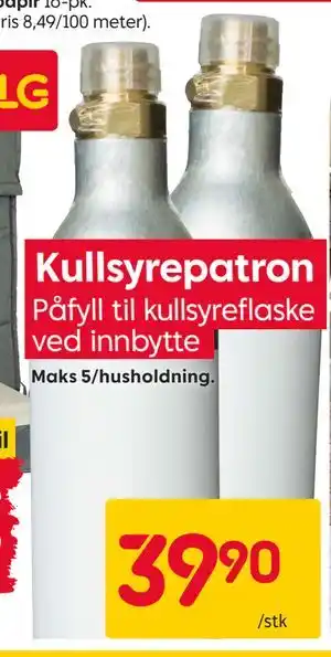 Rusta Kullsyrepatron tilbud