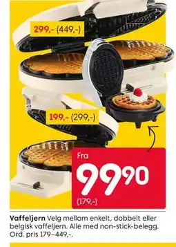 Rusta Vaffeljern tilbud