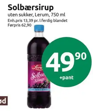 Joker Solbærsirup tilbud