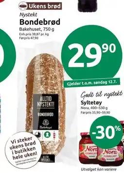 Joker Bondebrød tilbud
