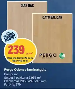 Obs Bygg Pergo Odense laminatgulv tilbud