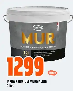 Obs Bygg INFRA PREMIUM MURMALING tilbud