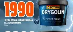 Obs Bygg JOTUN DRYGOLIN POWER CLEAN EKSTERIØRMALING tilbud