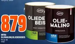 Obs Bygg INFRA OLJEMALING/OLJEDEKKBEIS tilbud