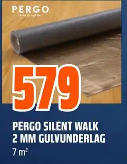 Obs Bygg PERGO SILENT WALK 2 MM GULVUNDERLAG tilbud