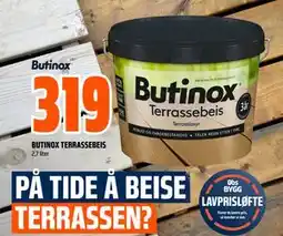 Obs Bygg BUTINOX TERRASSEBEIS tilbud