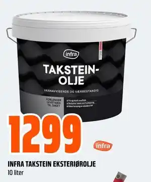 Obs Bygg INFRA TAKSTEIN EKSTERIØROLJE tilbud