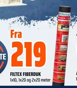 Obs Bygg FILTEX FIBERDUK tilbud