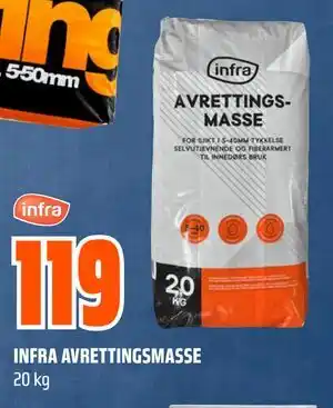 Obs Bygg INFRA AVRETTINGSMASSE tilbud