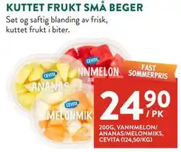 Jacobs KUTTET FRUKT SMÅ BEGER tilbud