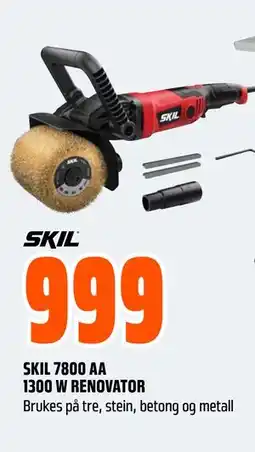 Obs Bygg SKIL 7800 AA 1300 W RENOVATOR tilbud