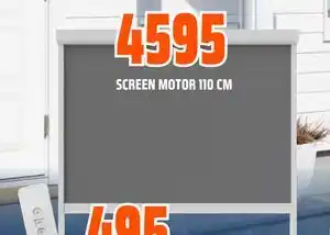 Obs Bygg SCREEN MOTOR 110 CM tilbud