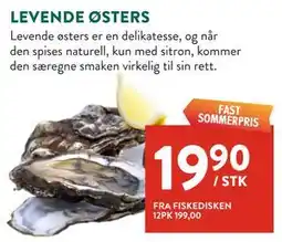 Jacobs LEVENDE ØSTERS tilbud