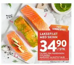 Jacobs LAKSEFILET MED SKINN tilbud