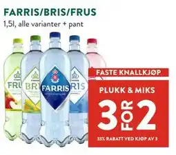 Jacobs FARRIS/BRIS/FRUS tilbud