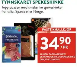 Jacobs TYNNSKÅRET SPEKESKINKE tilbud