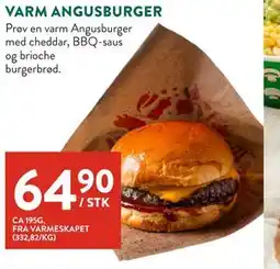 Jacobs VARM ANGUSBURGER tilbud