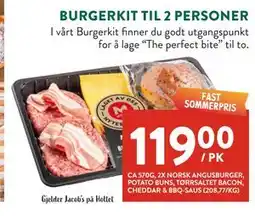 Jacobs BURGERKIT TIL 2 PERSONER tilbud