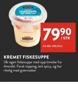 Jacobs KREMET FISKESUPPE tilbud