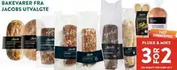 Jacobs BAKEVARER FRA JACOBS UTVALGTE tilbud