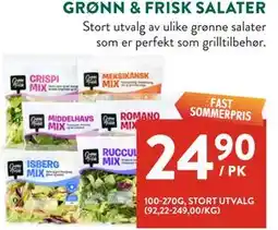 Jacobs GRØNN & FRISK SALATER tilbud