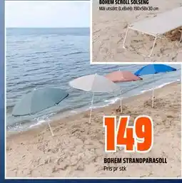 Obs Bygg BOHEM STRANDPARASOLL tilbud