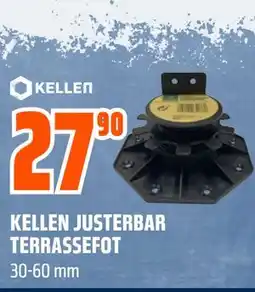 Obs Bygg KELLEN JUSTERBAR TERRASSEFOT tilbud