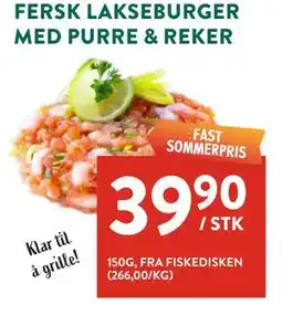 Jacobs FERSK LAKSEBURGER MED PURRE & REKER tilbud