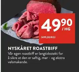 Jacobs NYSKÅRET ROASTBIFF tilbud