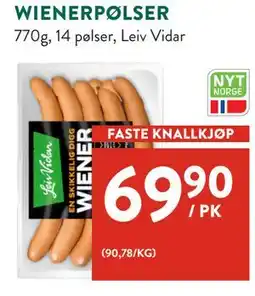 Jacobs WIENERPØLSER tilbud
