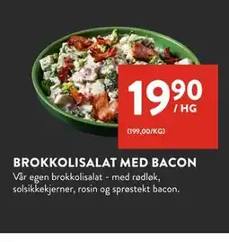 Jacobs BROKKOLISALAT MED BACON tilbud